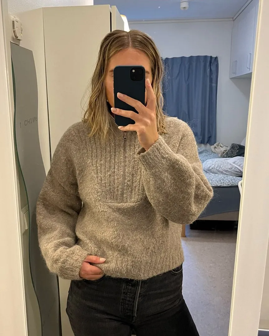 Selina zip sweater Tise